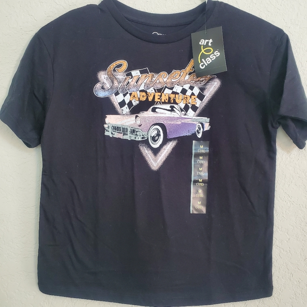 Art Class Black Sunset Adventure T-shirt